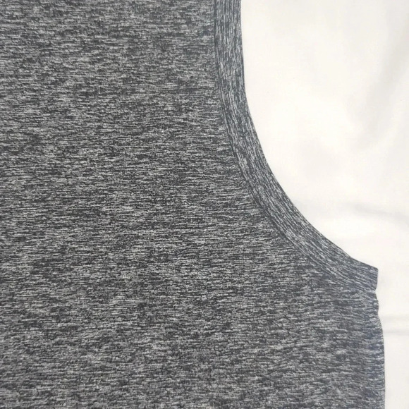 NWT GapFit Sleeveless Brushed Jersey Dress, Color Medium Heathered Gray Size L - Picture 10 of 13